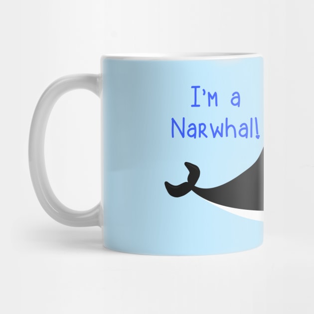 Narwhal Whale by Ahhhvocadoh